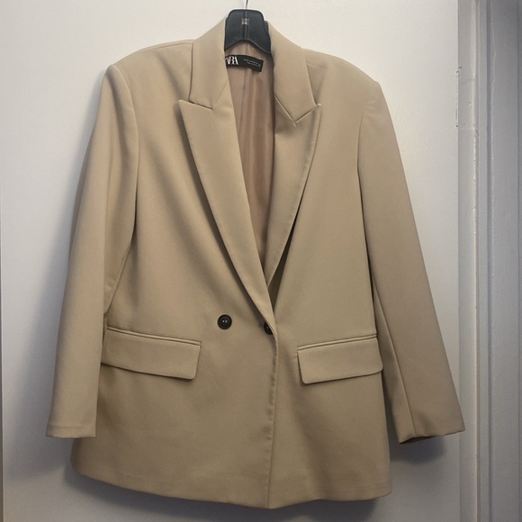 Zara Oversized Double Breasted Blazer - Picture 2 of 8